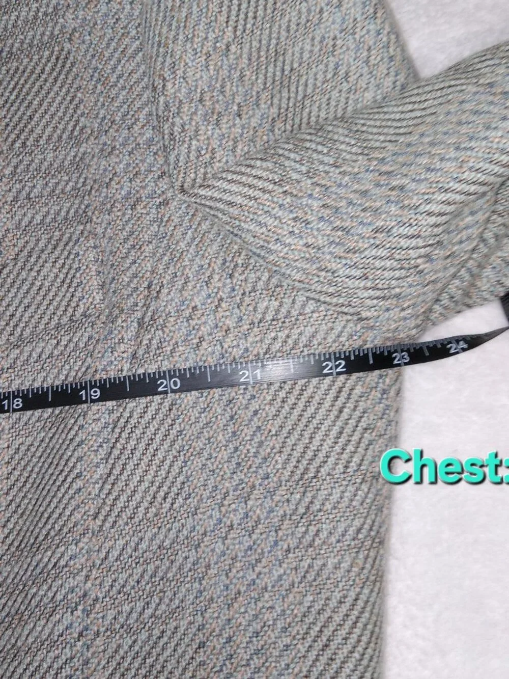 Vintage Linda Allard Ellen Tracy Wool Tweed Skirt Suit Set Womens 14 Gray Career